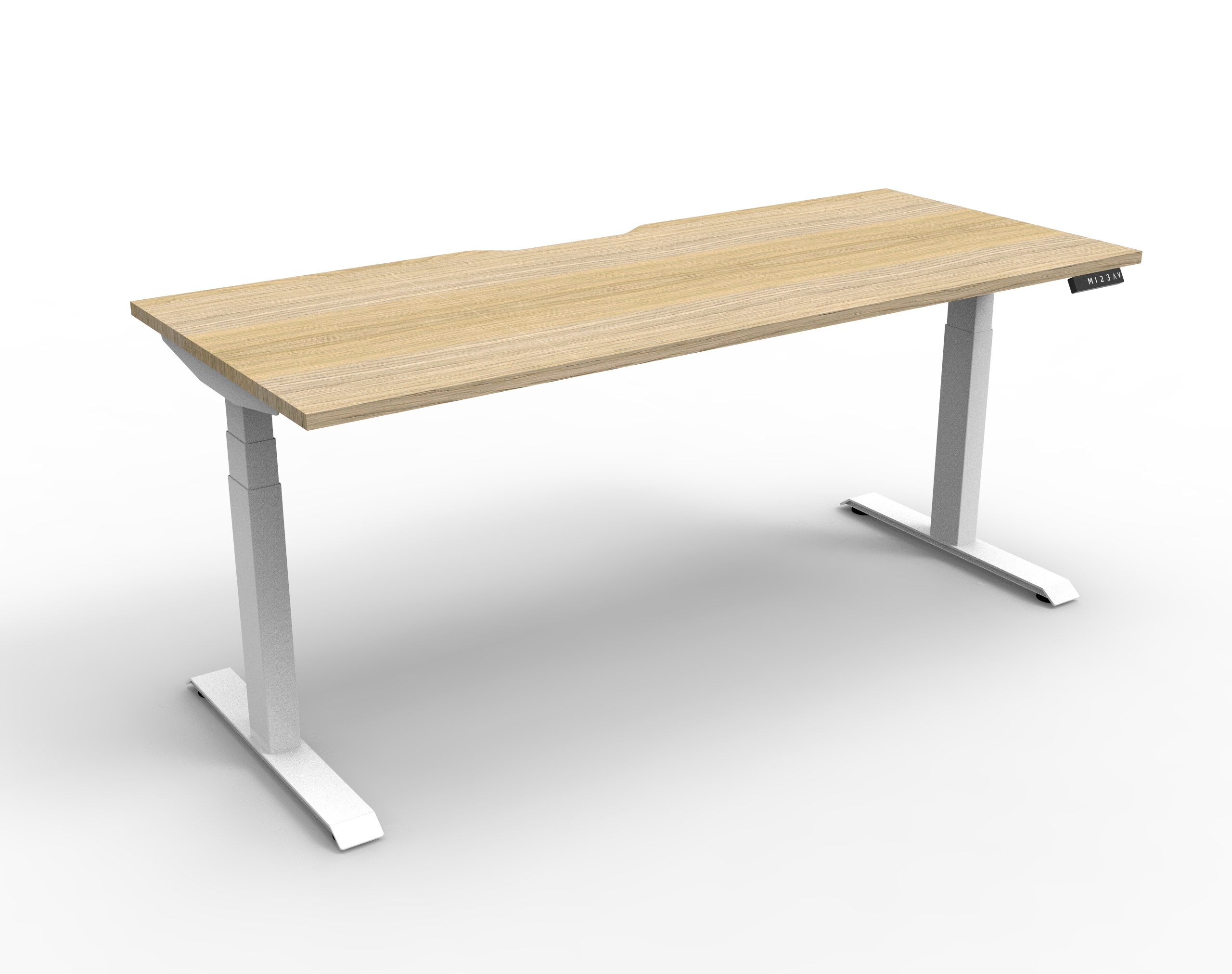 Boost+ Height Adjustable Straight Desk